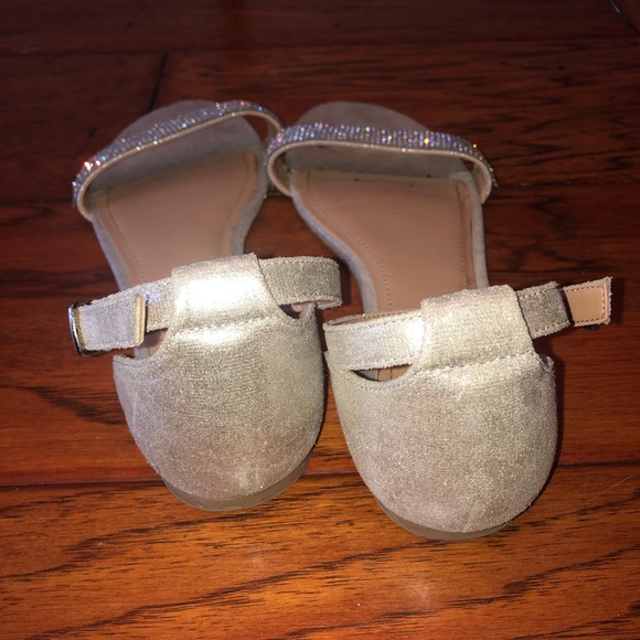 Silver Rhinestoned Flats - Picture 3 of 4